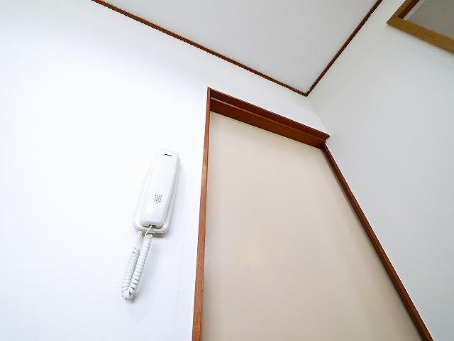 セキュリティ　インターホン付きです