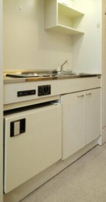 キッチン　ミニ冷蔵庫付?