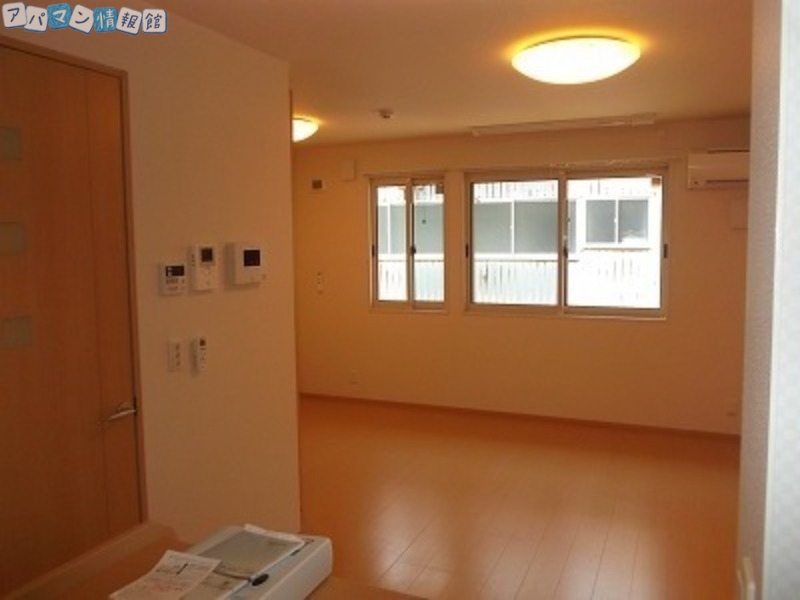 眺望　室内物干し