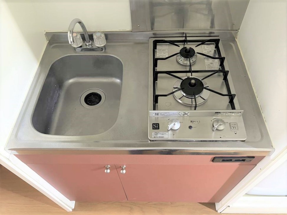 キッチン　一人暮らしにピッタリの機能的なシンク