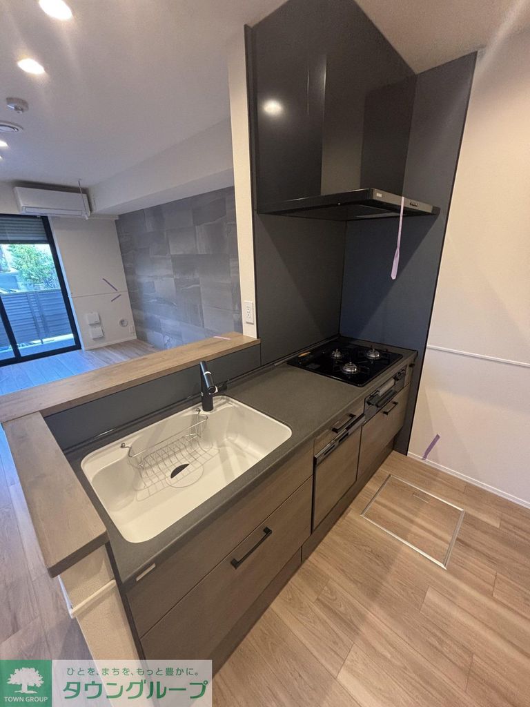 キッチン　バルコニー