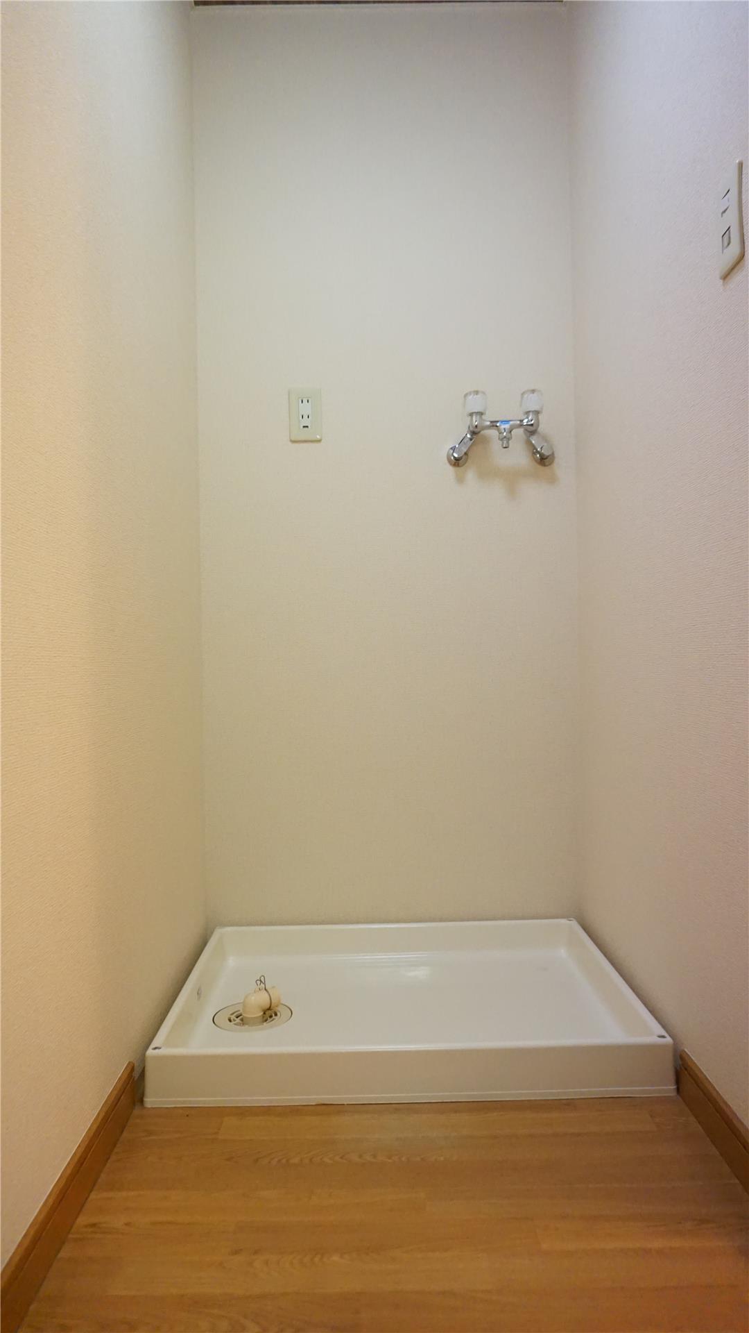 洗面設備　室内洗濯機置場