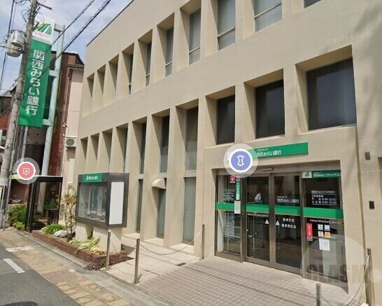 銀行　関西みらい銀行豊津西支店（銀行）まで359m