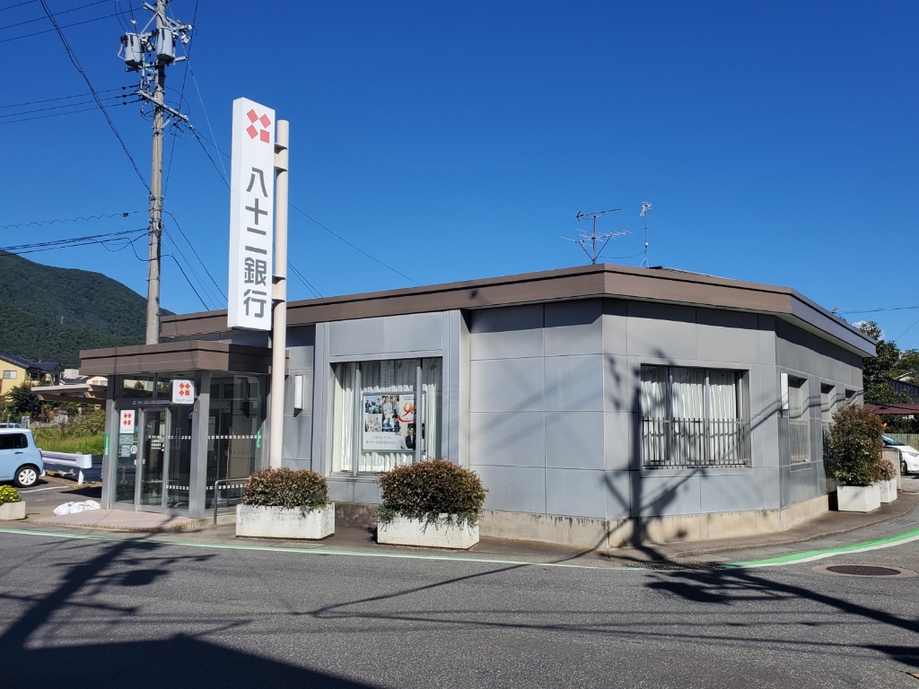 銀行　八十二銀行 花園出張所（銀行）まで1283m