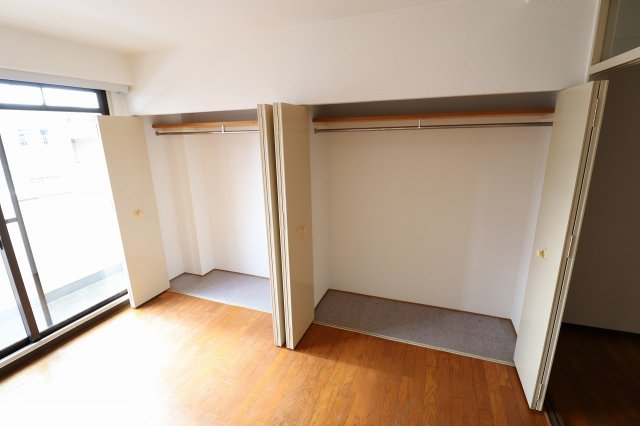 収納　たっぷりとした収納スペースです