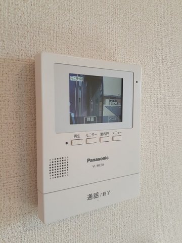 セキュリティ　モニター付きインターホンです