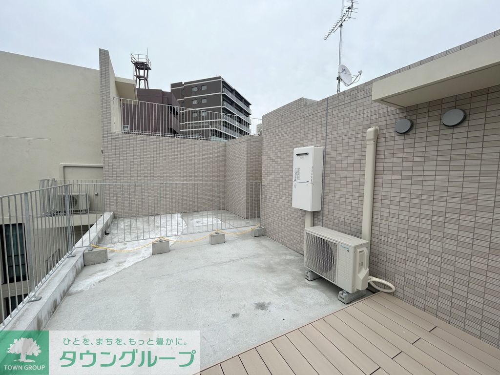 バルコニー　庭