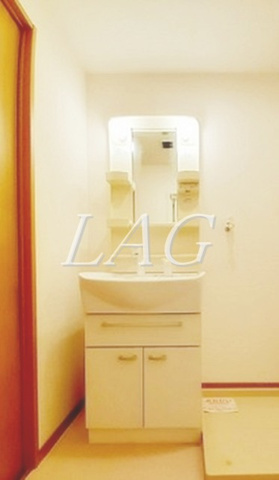 洗面設備　洗面台です。