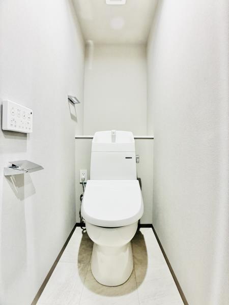 トイレ　ゆったりとした空間のトイレです
