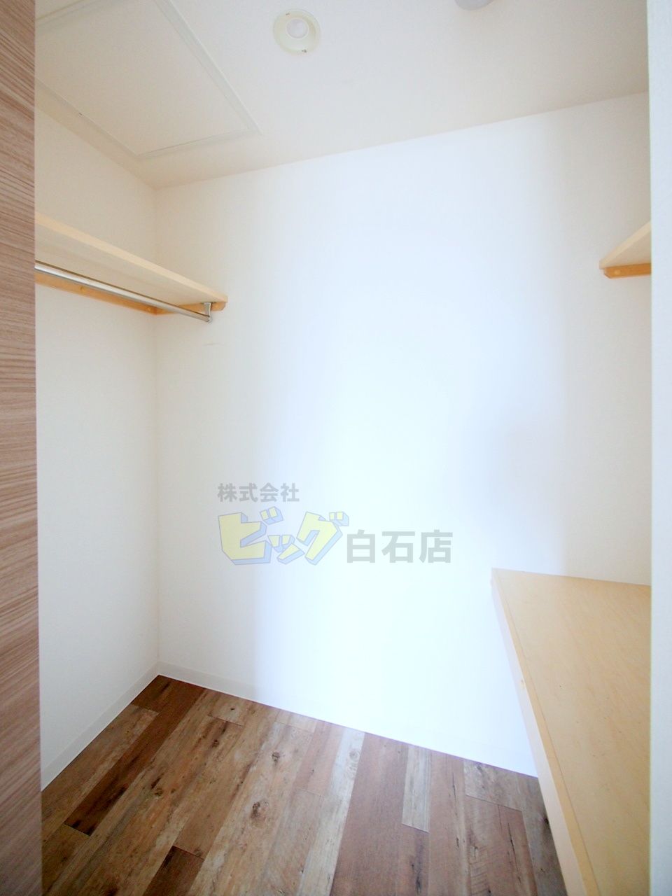 収納　広々ウォークインクローゼット完備しています♪