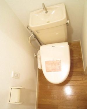 トイレ　ゆったりとした空間のトイレです