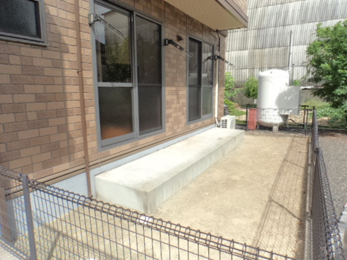 バルコニー　南西向き