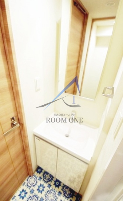 洗面設備　洗面台です。