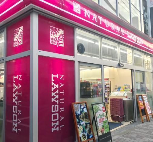 コンビニ　ナチュラルローソン 港日赤通り店（コンビニ）まで533m