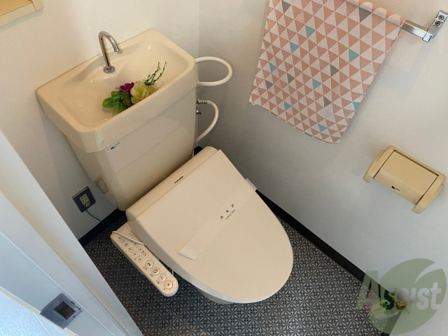 トイレ　トイレも広さ十分で、ゆったりできそうですね