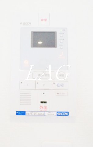 セキュリティ　モニター付きインターフォンです。