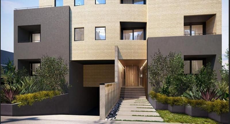 建物外観　鉄筋コンクリート造・総戸数は12戸です。