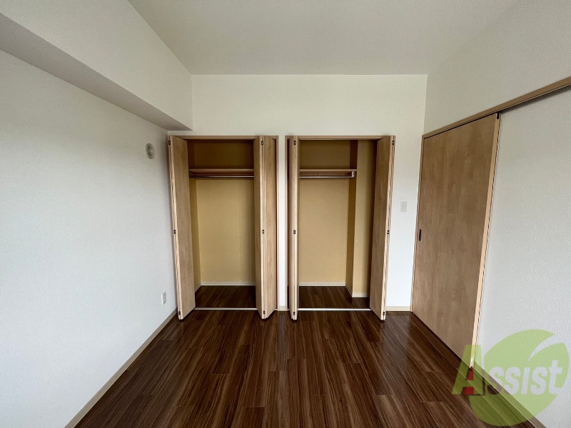 収納　洋室にはクローゼットがあるのですっきり片付きそうです。