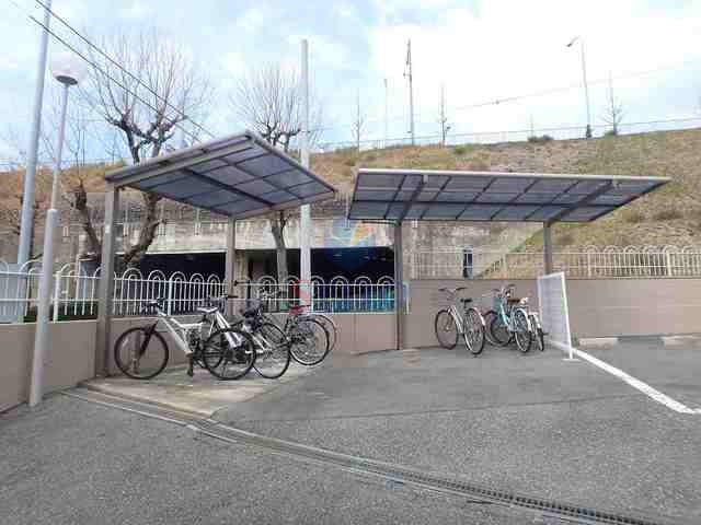 駐車場　駐輪場です