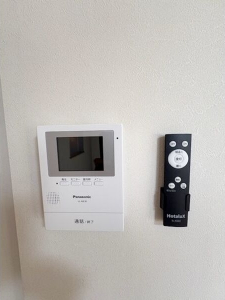 セキュリティ　TVモニターホンでお客様のお顔も見えて安心です！