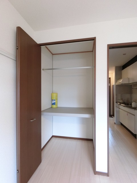 収納　間口・奥行もある収納なのでカラーボックス等で上手に収納できそ