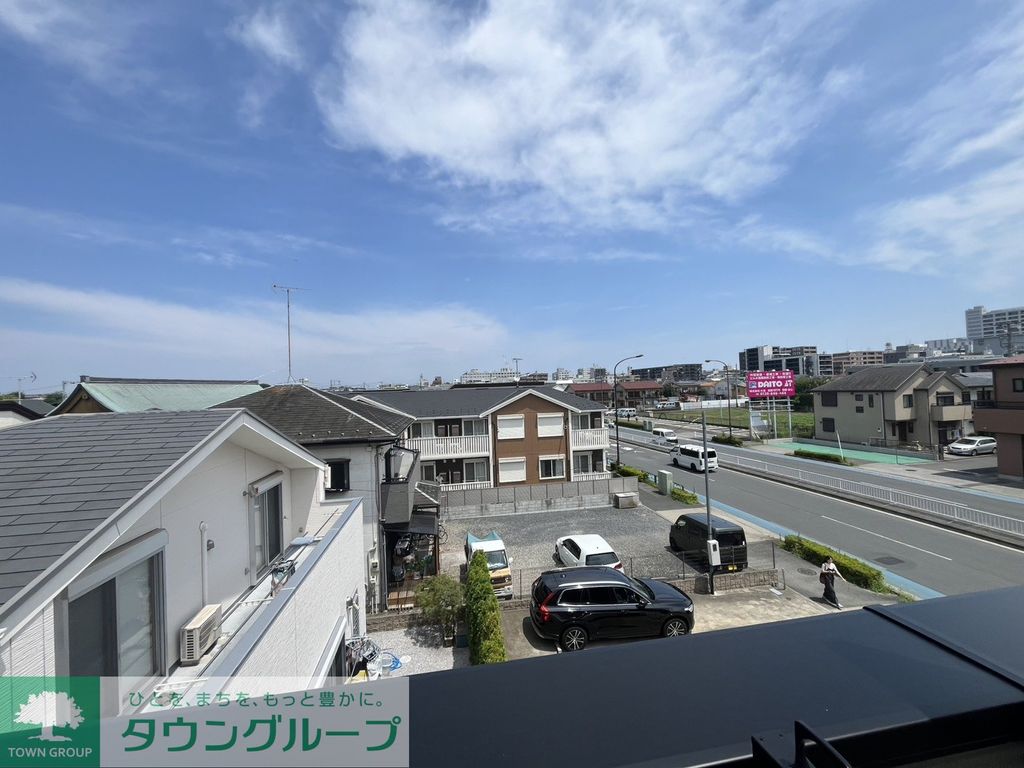眺望　タウンハウジング仙川店まで♪