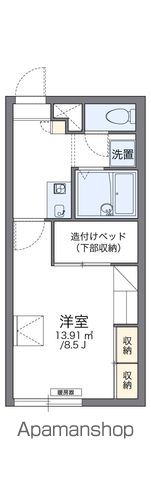 レオパレスカストルの間取り写真