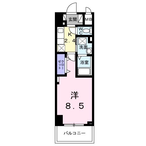 Bright Gate 名古屋の間取り写真