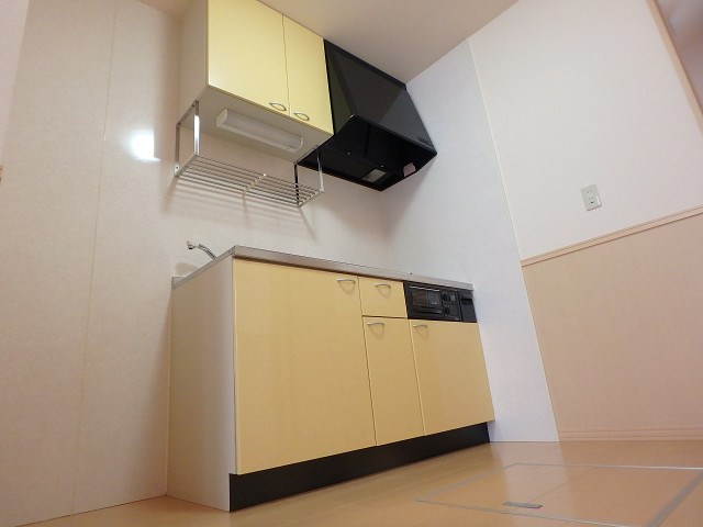 キッチン　２口のシステムキッチン