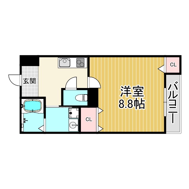 フジパレス西宮鳴尾の間取り写真
