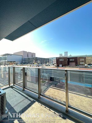 バルコニー　建築中の為参考写真となります。
