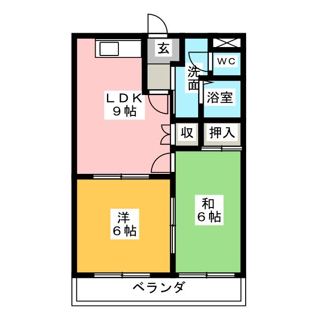 ハイムディライラIIの間取り写真