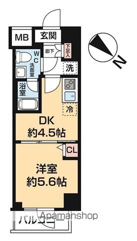 ＪＲ横浜線 町田駅 徒歩6分 8階建 築3年の間取り写真