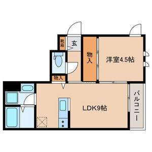 エキューム登戸の間取り写真