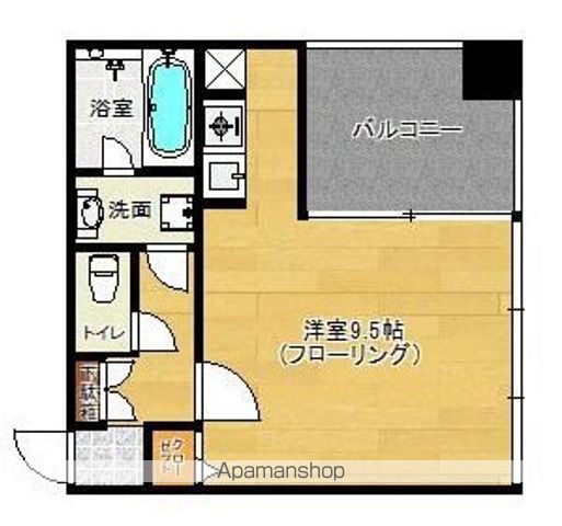 西鉄天神大牟田線 大橋駅 徒歩5分 10階建 築37年の間取り写真