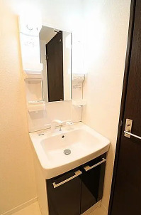 洗面設備　同物件別部屋反転写真
