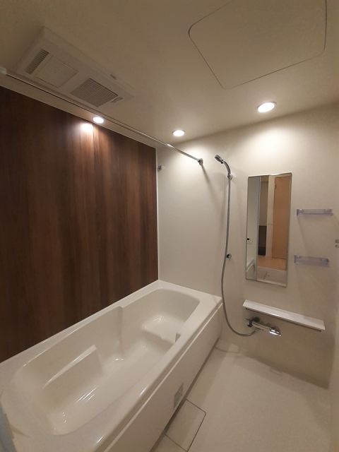 上越新幹線 新潟駅 バス乗車時間：20分 最寄りバス停で下車 徒歩5分 2階建 築7年の風呂写真