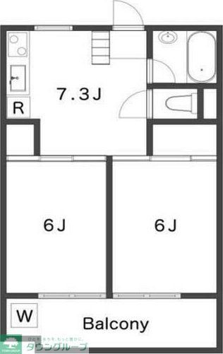 Bespoke Apartments Kawaguchiの間取り写真