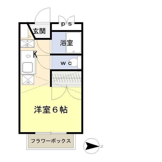 レオパレスプリマベーラの間取り写真