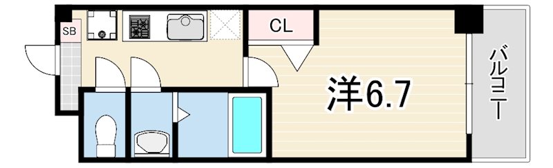 アドバンス神戸レイソレの間取り写真