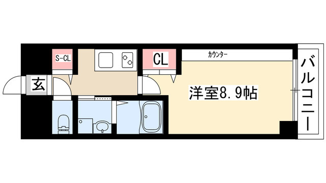 ロイヤルスクエア徳川の間取り写真