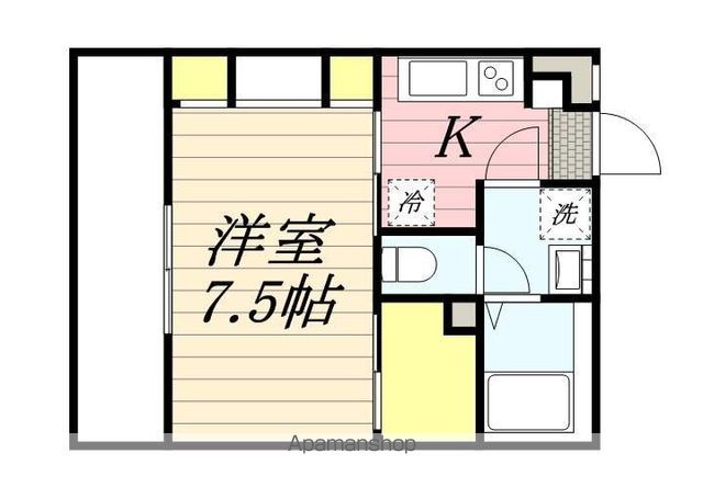 ＪＲ鹿児島本線 吉塚駅 徒歩13分 3階建 築8年の間取り写真