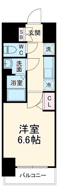 ディアレイシャス名古屋太閤通の間取り写真