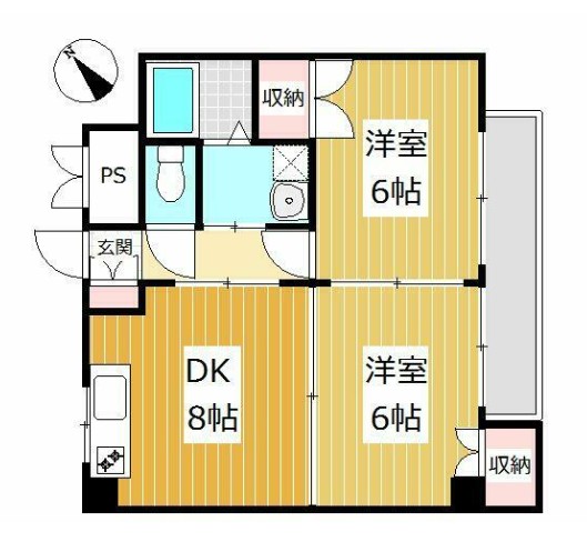 クレッセント堀の内の間取り写真