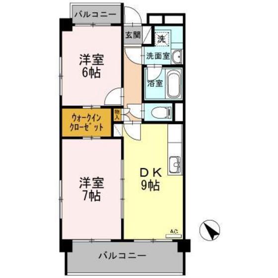 グレイスコート仁保新町の間取り写真