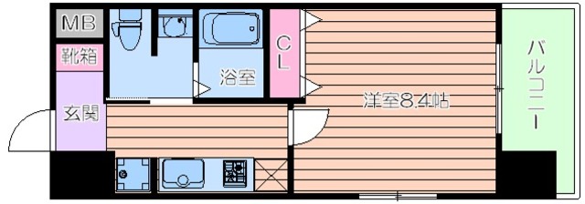 グランカーサ梅田北の間取り写真