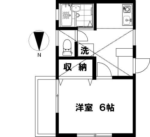 本町ドミール21の間取り写真
