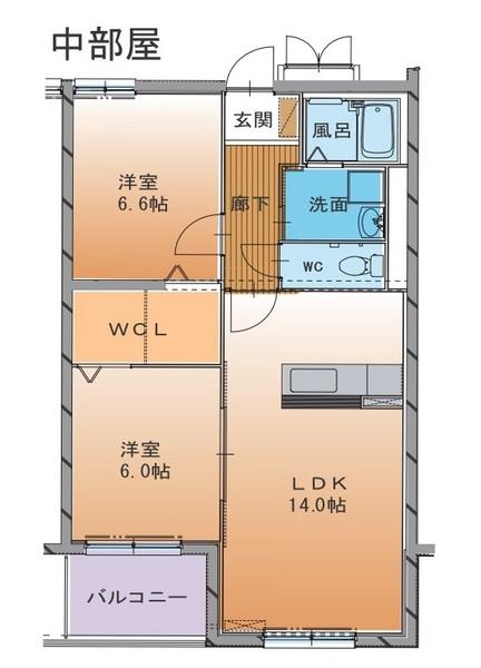 富山市 4階建 築17年の間取り写真