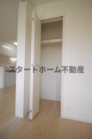 収納　たっぷりとした収納スペースです