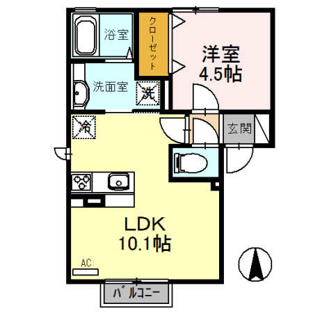 サン　クリタの間取り